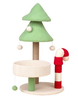 TIAKI Kratzbaum Zuckerstange - weiß / rot / grün