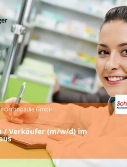 Kaufmann / Verkäufer (m/w/d) im Sanitätshaus - Grünstadt