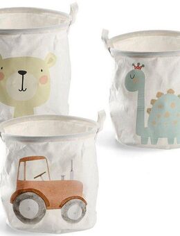 Zeller Present Wäschesack Kids (3 St), Modernes Design fürs Kinderzimmer