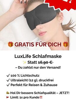 Lux LIFE Schlafmaske Gratis - Herford (Hansestadt) Zentrum