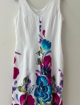 Kleid von Steilmann Gr. 36 weiß geblümt - Vechta