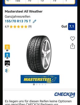 Reifen neu eingepackt 155/70 R13 75T Allwetterreifen - Köln