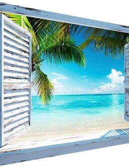 Reinders! Wandbild Strandfenster