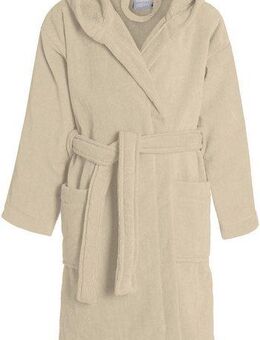 Seahorse Kinderbademantel Seahorse Pure, Langform, Velours, Kapuze, Gürtel, Langarm, aufgesetzte Taschen