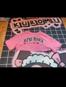 Romwe Shein Kurzarm Bolero T-Shirt Bauchfrei Croptop - Gauting