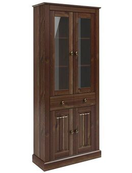 Home affaire Vitrine Liotta Mit 2 Glastüren und 1 Schublade