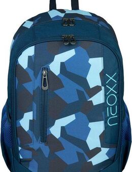 neoxx Schulrucksack Flow, Camo Nation, teilweise aus recyceltem Material