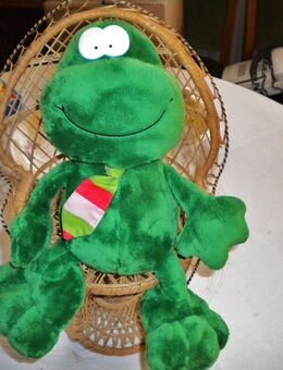 Xtoys-Plüsch-Schlenker-Frosch,Füllung,ca. 38 cm - Linnich