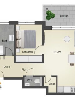 NEUBAU / 2-ZIMMER / DONAUESCHINGEN / HAUS D - Donaueschingen