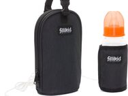 Fillikid Babyflaschenwärmer schwarz melange, mit USB Anschluss zum Erwärmen der Babyflasche