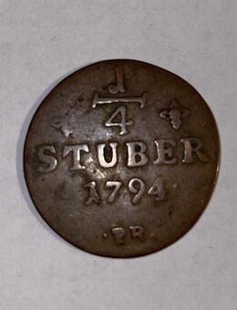 Münze Altdeutschland Herzogtum Jülich-Berg 1/4 Stuber 1794 PR - Cottbus