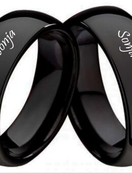 Massive und schlichte Wolfram Ringe W108 - Aholming