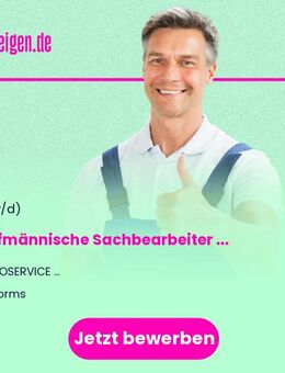 Kaufmännische Sachbearbeiter (m/w/d) im kaufmännischen Facility Management - Worms