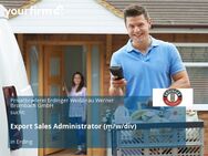 Export Sales Administrator (m/w/div) - Erding