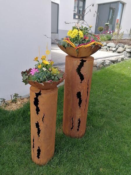 Risssäule Stele Edelrost in 2 Größen - Kraftisried