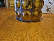 Vintage Hängelampe Bernsteinglas Bubble Design Temde 60er - Vohenstrauß