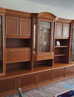 Echtholz Wohnwand Wohnzimmer Schrank Kommode kirschbaum Beleuchtung - Zerbst (Anhalt)