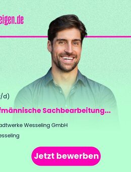 Kaufmännische Sachbearbeitung (m/w/d) - Wesseling
