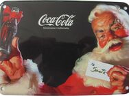 Coca Cola - To Santa - Blechkarte mit Briefumschlag - 15 x 10,5 cm - Doberschütz