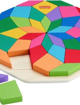 Fisher-Price® Konturenpuzzle Mandala-Puzzle, 40 Puzzleteile