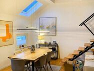 Bezugsfertige 3,5 Zimmer Dachgeschoss-Maisonette-Wohnung auf 2 Ebenen mit Balkon & Skylineblick - Frankfurt (Main)