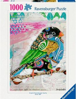 Ravensburger Puzzle Bunter Vogel, 1000 Puzzleteile, Made in Germany
