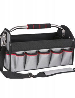 Premium robuste Werkzeugtasche Heimwerker Werkzeugkoffer Abschließbare Monteurtasche Set 2 - Wuppertal