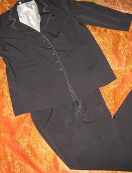 NEU * Klassisch * edel * apart * Business * Freizeit * Hosen- Anzug "THEA 42Plus" Gr. 44- 46/ L- XL * schwarz * black * - Riedlingen