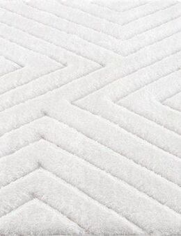 my home Hochflor-Teppich Fiori, rechteckig, Höhe: 43 mm, mit handgearbeitetem Konturenschnitt, Hochflor, Hoch-Tief-Effekt