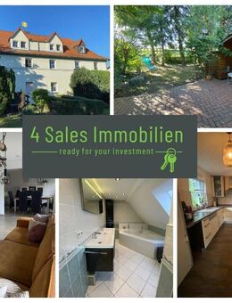 Maisonette 5-Raumwohnung mit Einbauküche, 3 Bäder, Kamin, Garten und 2 Pkw-Stellplätze - Doberschau-Gaußig