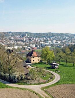 Stadtnahes Hofanwesen mit Panoramablick über Ravensburg bis zu den Alpen - Ravensburg