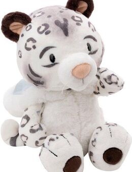 Nici Kuscheltier Winter, Schneeleopard Eleni Snowbell, 70 cm schlenkernd, schlenkernd, enthält recyceltes Material