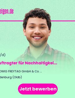 Beauftragter für Nachhaltigkeitsmanagement (m/w/d) - Oldenburg
