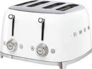 Smeg Toaster TSF03WHEU, 4 kurze Schlitze, 3000 W