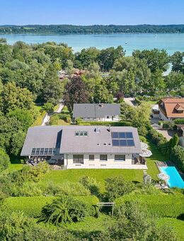 Familienvilla mit Pool, luftigem Strandhausflair, Seeblick, Lift und Einliegerwohnung in Seenähe - Eching (Ammersee)