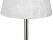 Reality Leuchten LED Tischleuchte Emmy, LED fest integriert, Warmweiß, LED Tischlampe mit Touchdimmer und alabasterfarbigem Glas