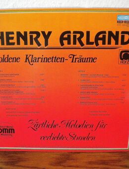 Henry Arland-Goldene Klarinetten-Träume-Vinyl-LP,1985 - Linnich