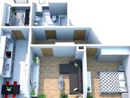 tolle 2,5-Raum-Wohnung im Dachgeschoss mit Wanne und Dusche - Waldheim