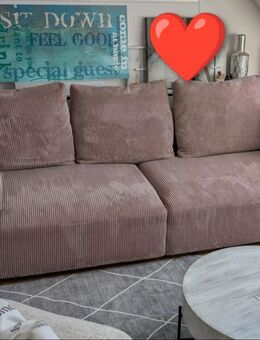 Cord Bigsofa mit Schlaffunktion - Jena