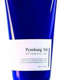 Pyunkang Yul Gesichtslotion ATO Cream Blue Label, Für empfindliche Haut, spendet Feuchtigkeit, stärkt die Hautbarriere.