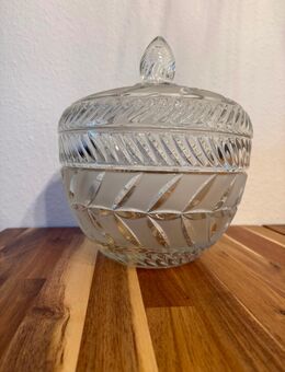 Vintage Bleikristall Bowleschale mit Deckel - Dormagen