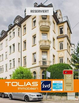 Altbaucharme trifft Raumvielfalt - 4-Zimmer-Wohnung mit zwei Balkonen und viel Raum zum Gestalten - Stuttgart