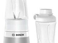 BOSCH Standmixer VitaPower Serie 2 MMB2111T, Mini-Mixer, 0,6l ToGo, 40.000 U/Min, weiß, 450 W, ToGo Flasche aus Tritan, Trinkdeckel, 4 Klingen, Made in Europe