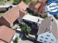 DIETZ: Einfamilienhaus mit Nebengebäude Scheunen und überdachten Flächen INKLUSIVE BAUGRUNDSTÜCK! - Schaafheim