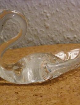 Glas Schwan Waldglashütte Erpentrup Deko Figur Handarbeit Vintage 3,- - Flensburg