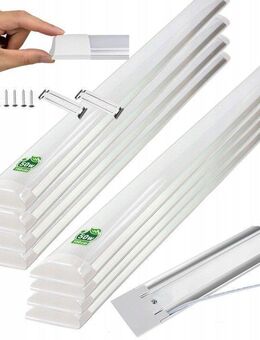 8x LED Panel Industrielampe Werkstattlampe Zimmerlampe 1500mm 50W - Wuppertal