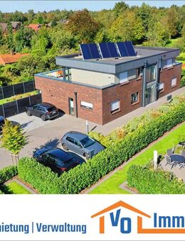 KfW 55: Exklusives Penthouse mit Einbauküche und 50?m² Dachterrasse in der Blumenstadt Wiesmoor - Wiesmoor