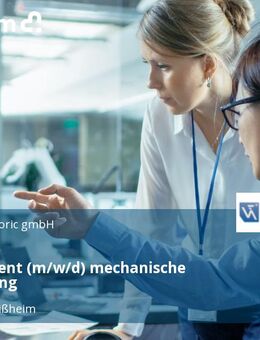 Werkstudent (m/w/d) mechanische Entwicklung - Unterschleißheim