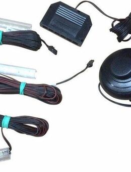 trendteam LED Unterbauleuchte, LED fest integriert, Kaltweiß, LED Unterbauspots mit kalt-weißem Licht - Mit Fußschalter