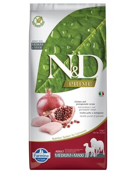 Farmina N&D getreidefrei Adult Medium mit Huhn & Granatapfel - 12 kg